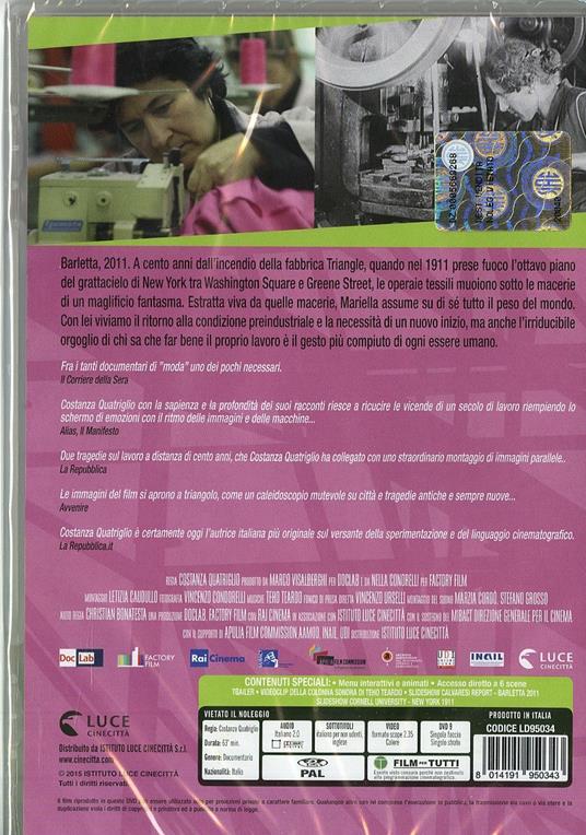 Triangle di Costanza Quatriglio - DVD - 2
