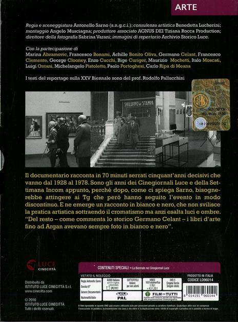 Venezia pop. L'arte in bianco e nero di Antonello Sarno - DVD - 2
