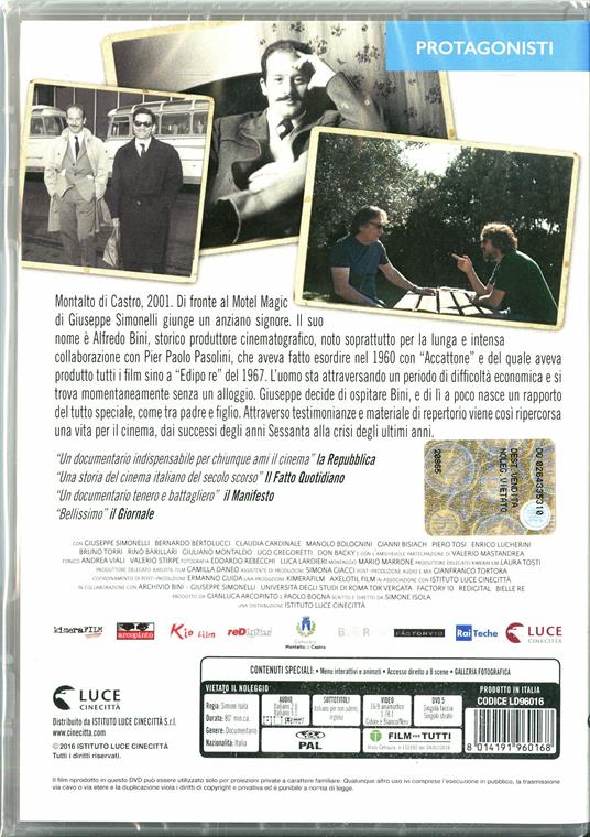 Alfredo Bini. Ospite inatteso di Simone Isola - DVD - 2