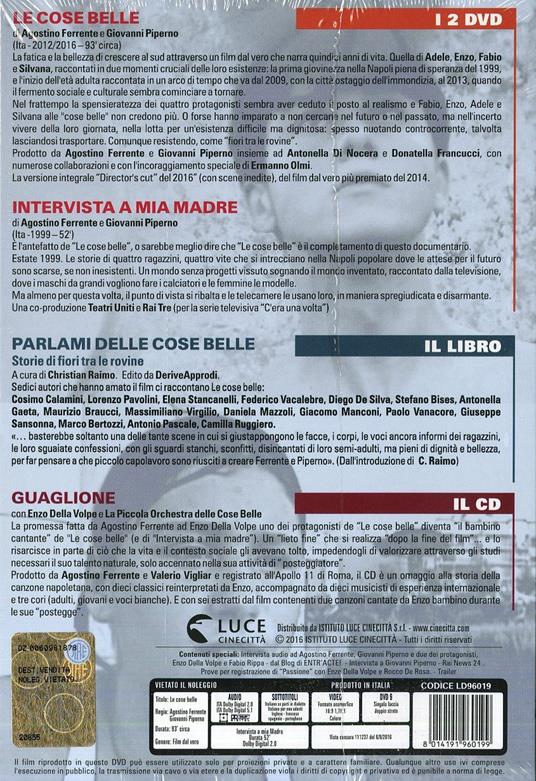 Le cose belle<span>.</span> Special Edition di Agostino Ferrente,Giovanni Piperno - DVD - 2