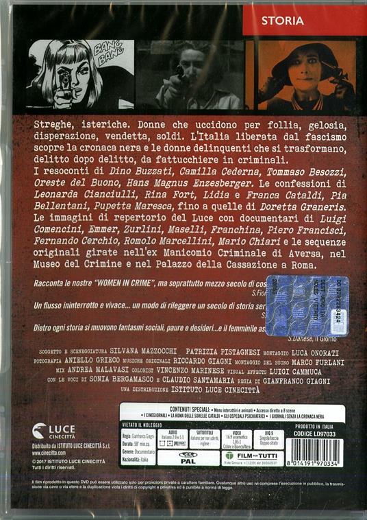 Le scandalose. Women in Crime (DVD) di Gianfranco Giagni - DVD - 2