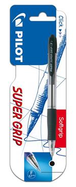 Pilot Penna A Sfera A Punta Fine Supergrip Nero