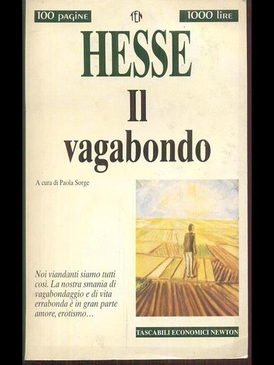 Il  vagabondo - Hermann Hesse - copertina