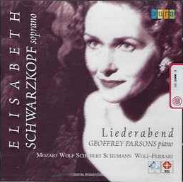 Liederabend - CD Audio di Elisabeth Schwarzkopf