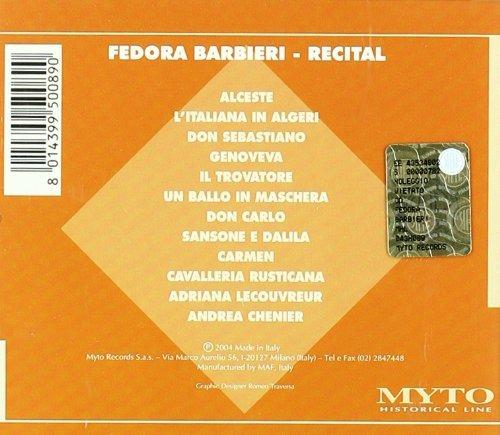 Fedora Barbieri - CD Audio di Fedora Barbieri - 2
