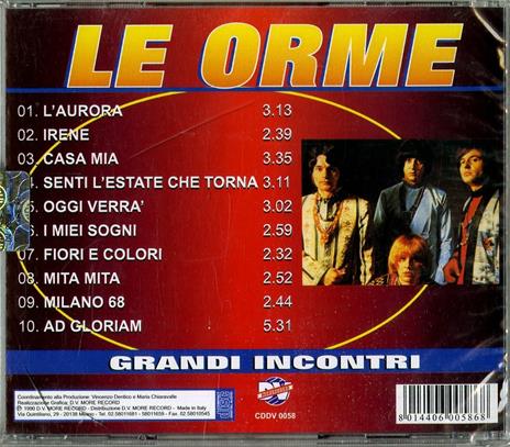 L'aurora - CD Audio di Le Orme - 2
