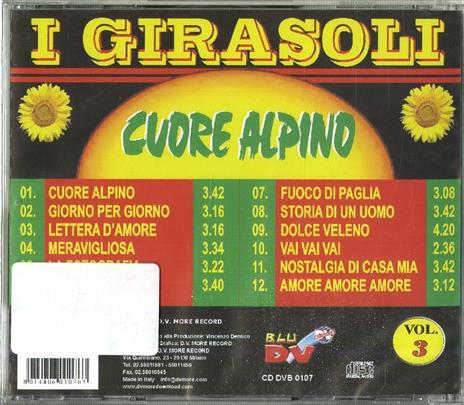 Cuore Alpino - CD Audio di Girasoli - 2