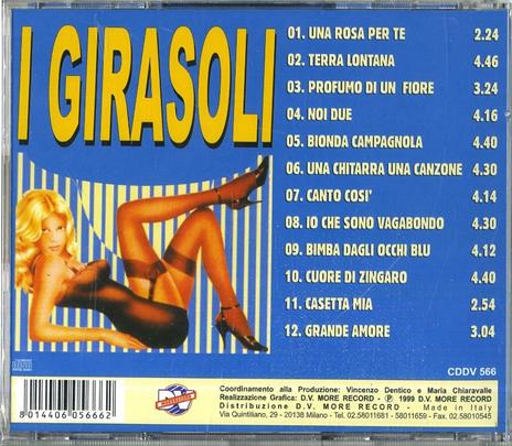 Una Rosa per te - CD Audio di Girasoli - 2