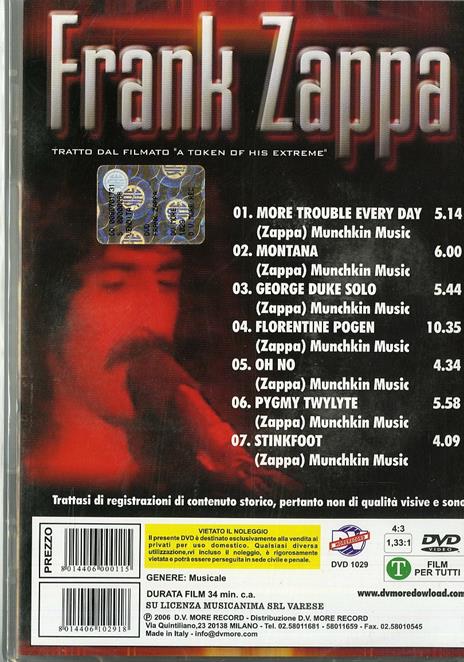 A Token of His Extreme - CD Audio di Frank Zappa - 2