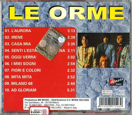 L'aurora - CD Audio di Le Orme - 2