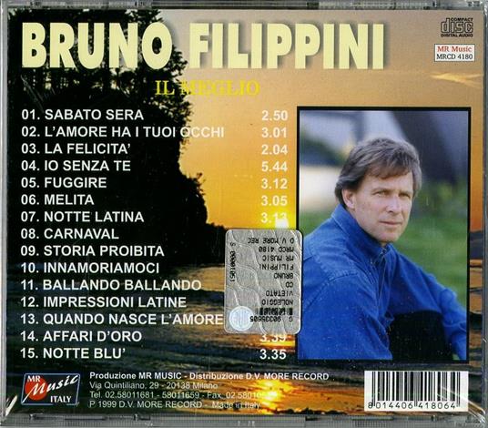 Il meglio - CD Audio di Bruno Filippini - 2