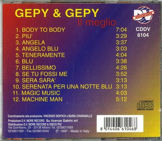 Il meglio - CD Audio di Gepy & Gepy - 2
