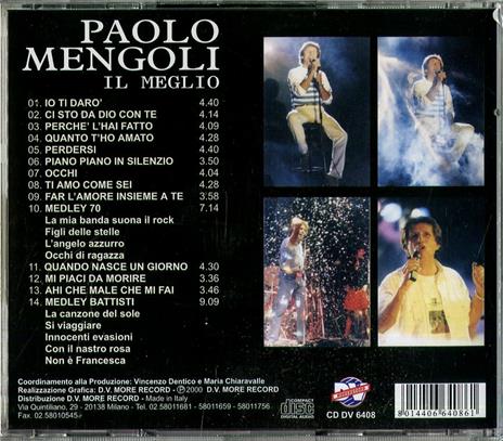 Il meglio - CD Audio di Paolo Mengoli - 2