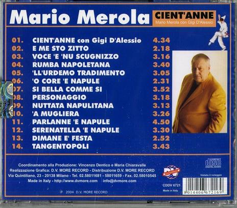 Cient'anne - CD Audio di Mario Merola - 2