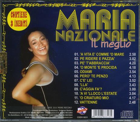 Il meglio - CD Audio di Maria Nazionale - 2