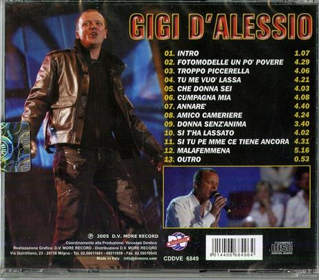 Gigi D'alessio - CD Audio di Gigi D'Alessio - 2