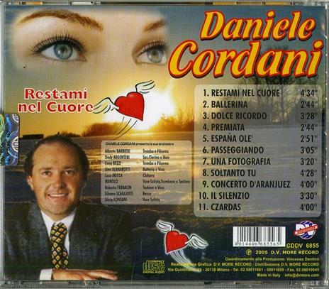 Restami nel cuore - CD Audio di Daniele Cordani - 2