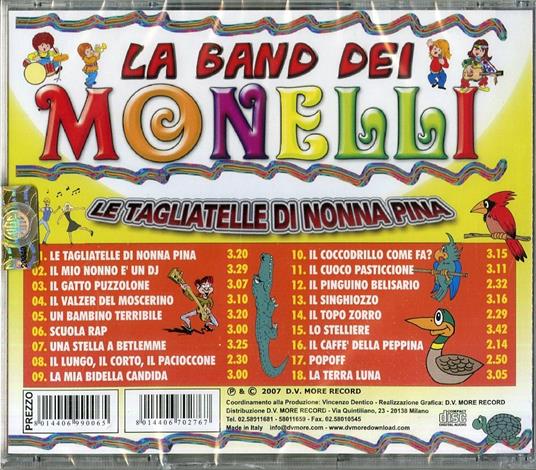 Le Tagliatelle di Nonna Pina - CD Audio di Monelli - 2