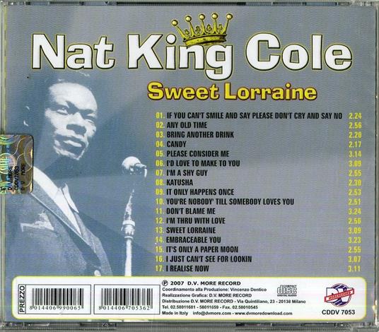 Sweet Lorraine - CD Audio di Nat King Cole - 2