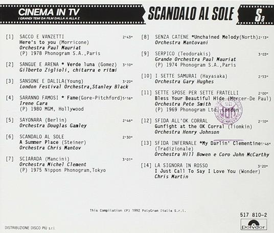 Cinema in TV vol.12 (Colonna sonora) - CD Audio - 2