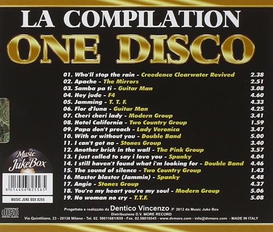 One Disco La Compilation - CD Audio - 2