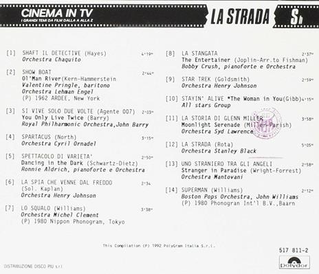 Cinema in TV vol.13 (Colonna Sonora) - CD Audio - 2
