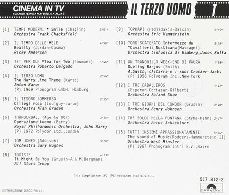 Cinema in TV vol.14 (Colonna Sonora) - CD Audio - 2