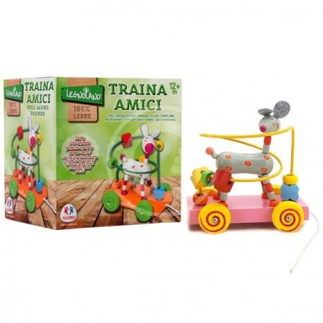 Legnoland Animale Trainabile in Legno c/lab