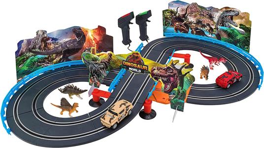GLOBO - Pista Dinosauri 282cm. con 2 Auto 1:43 - 40723