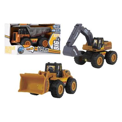 Veicolo da lavoro frizione con luci suoni BIG ROAD Assortito 42320