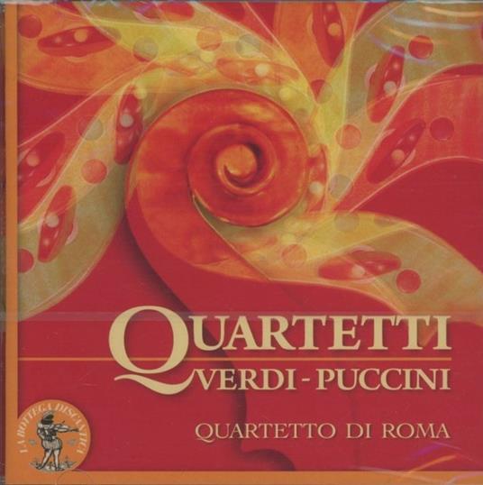 Quartetto in Mi minore / Crisantemi - Minuetto - Fughe - CD Audio di Giacomo Puccini,Giuseppe Verdi,Quartetto di Roma
