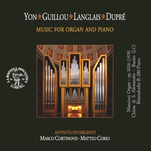 Concerto gregoriano per organo e pianoforte - CD Audio di Pietro Alessandro Yon,Marco Cortinovis