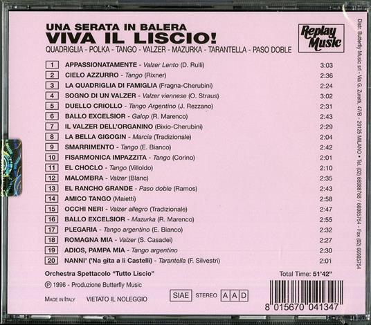 Viva il liscio - CD Audio - 2