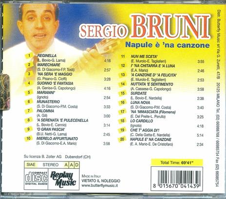 Napule è 'na canzone - CD Audio di Sergio Bruni - 2