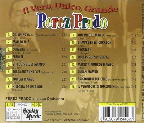 Il vero, unico, grande Perez Prado - CD Audio di Perez Prado - 2