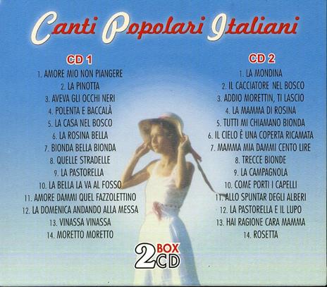 Canti popolari italiani. Bionda bella bionda - CD Audio - 2