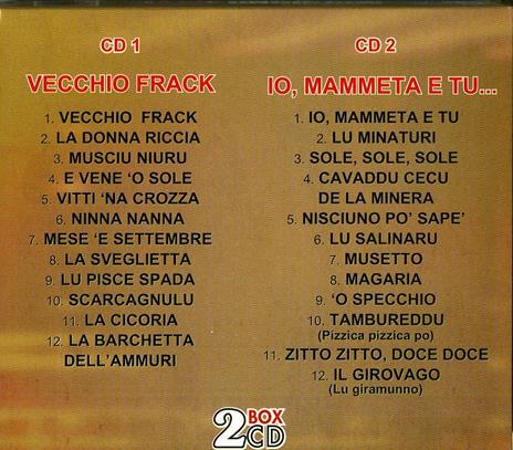 Vecchio frack - CD Audio di Domenico Modugno - 2