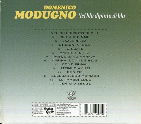 Nel blu dipinto di blu - CD Audio di Domenico Modugno - 2