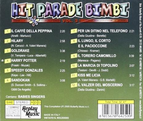 Hit Parade Bimbi vol.2 - CD Audio - 2
