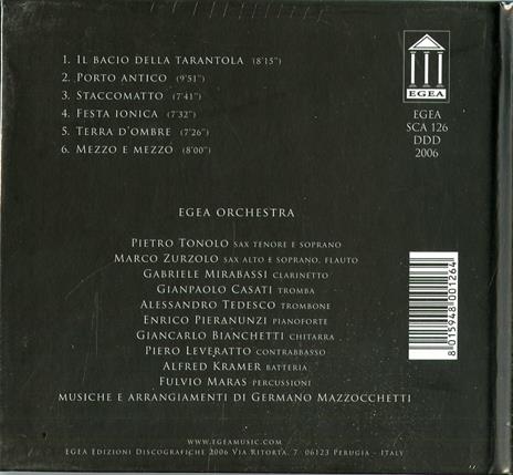Di mezzo il mare - CD Audio di Egea Orchestra - 2