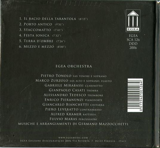 Di mezzo il mare - CD Audio di Egea Orchestra - 2