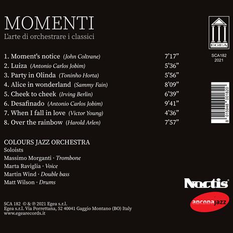 Momenti. L'arte di orchestrare i Classici - CD Audio di Massimo Morganti - 2