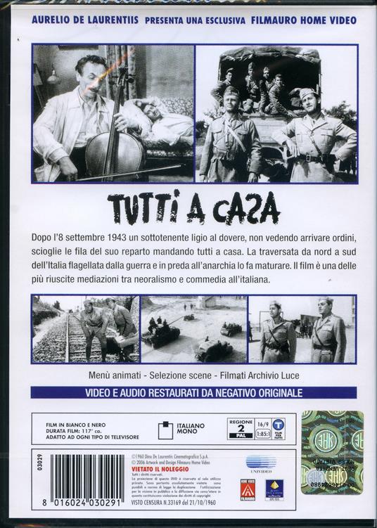 Tutti a casa di Luigi Comencini - DVD - 2