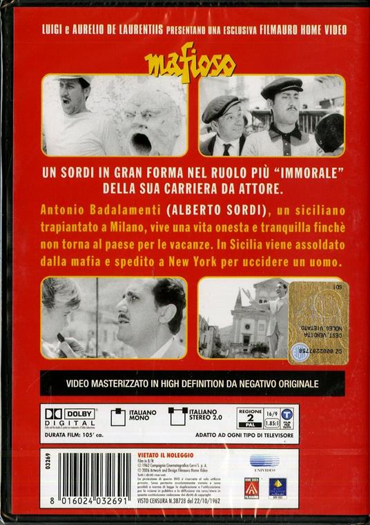 Il mafioso di Alberto Lattuada - DVD - 2