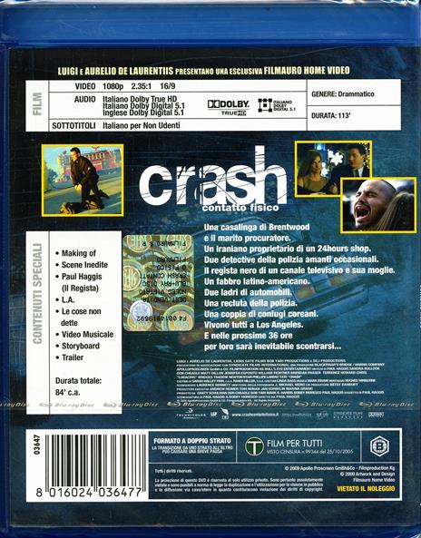 Crash. Contatto fisico di Paul Haggis - Blu-ray - 2