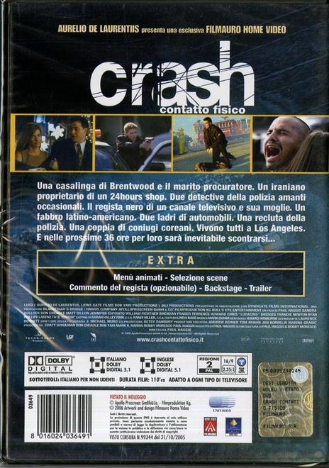 Crash. Contatto fisico di Paul Haggis - DVD - 2