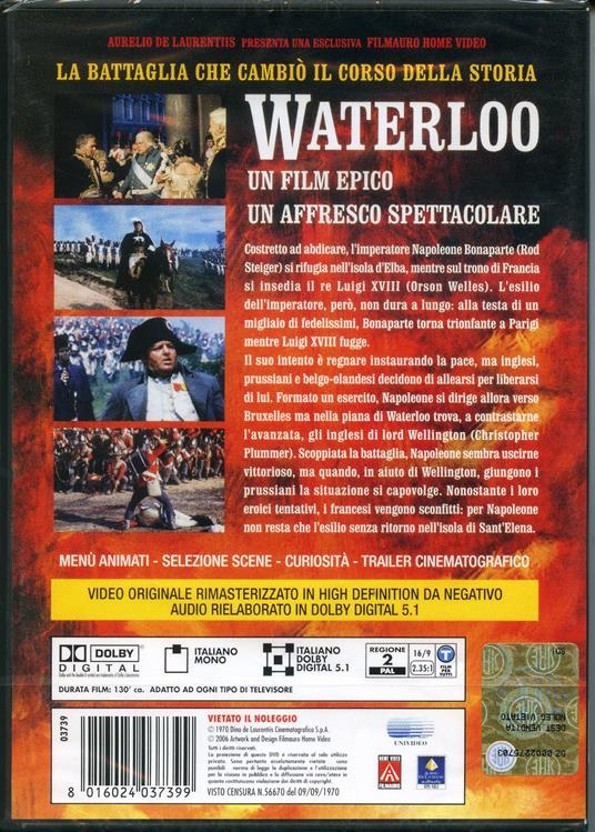 Waterloo di Sergej F. Bondarchuk - DVD - 2