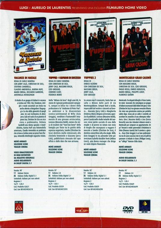 Anni Ottanta (4 DVD) di Enrico Oldoini,Carlo Vanzina - 2