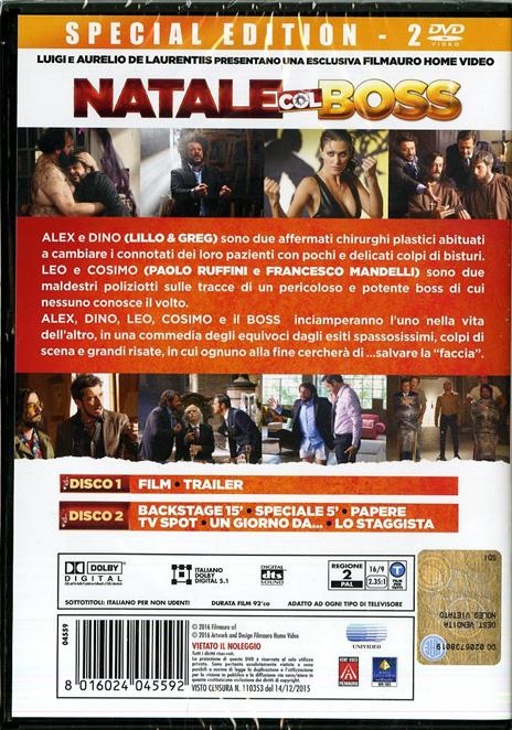 Natale col boss di Volfango De Biasi - DVD - 2