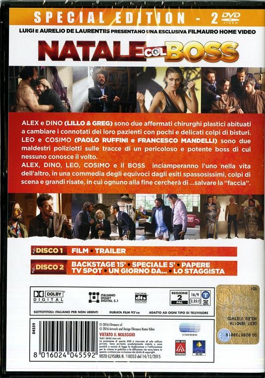 Natale col boss di Volfango De Biasi - DVD - 2